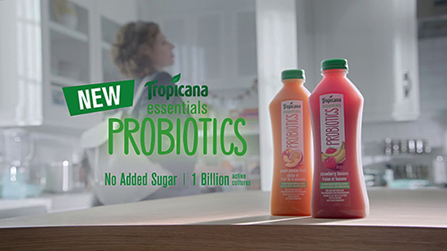 Tropicana Probiotics Commercial<br>February 2017<br>Director: Marcelo Burgos<br>Producer: Francine Weiner